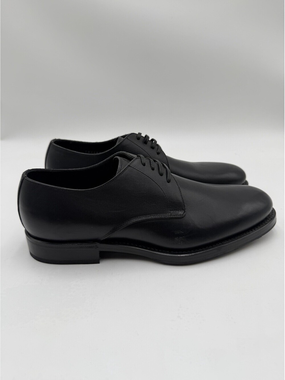 Dolce & Gabbana Sartoria handcrafted leather derby shoes Black Size 6UK